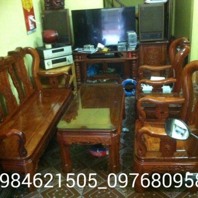 bộ bàn ghế gỗ hương đỏ 