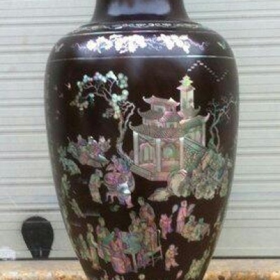 Lọ hoa khảm ốc