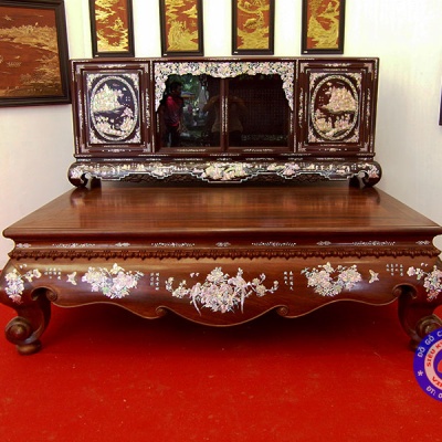 Sập gụ tủ chè