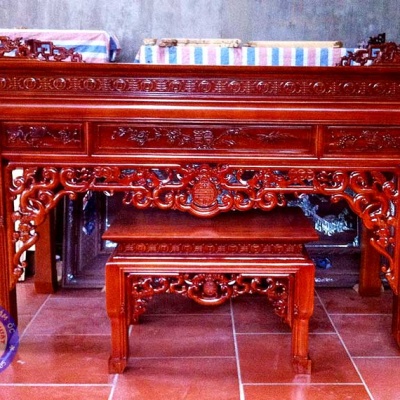 Bộ án thờ gỗ gụ