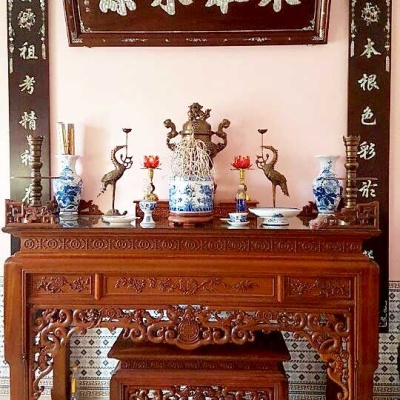 Bộ thờ gỗ gụ