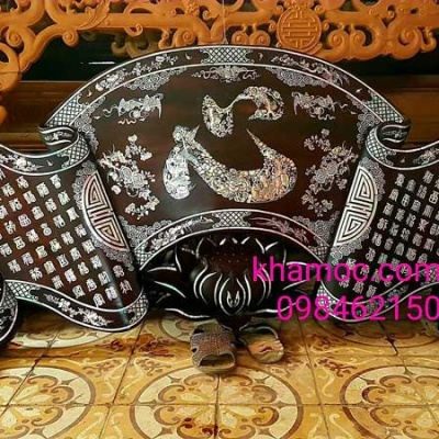Cuốn thư khảm 100 chữ phúc