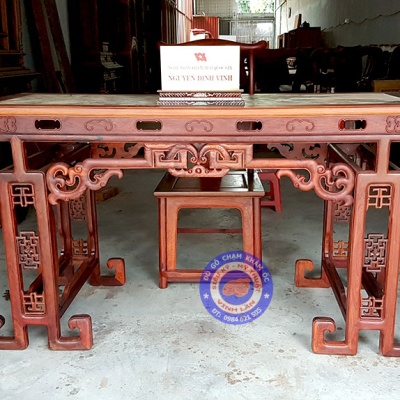 Bộ bàn đọc gỗ cẩm lai