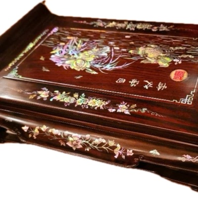 Kệ văn bản gỗ trắc khảm ốc