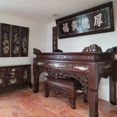 Bộ án gian thờ khảm ốc 