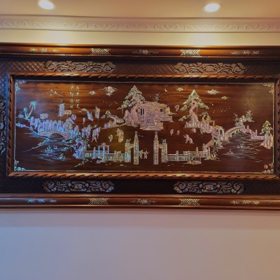 Tranh khảm ốc tích 