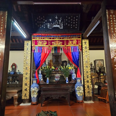 Bàn giao Bác Dưỡng Bắc Giang 1 bộ tứ quý và 1 đôi câu đối phòng khách ( 10/6/20244 Âl)