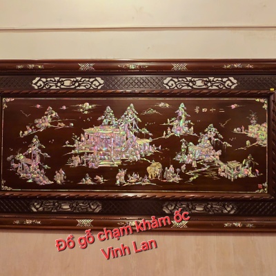 Tranh khảm ốc  NHỊ THẬP TỨ HIẾU